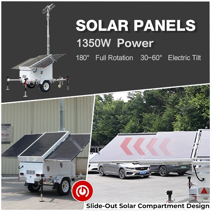 Off-Grid Lighting TowerMobile Solar Light Tralier price
