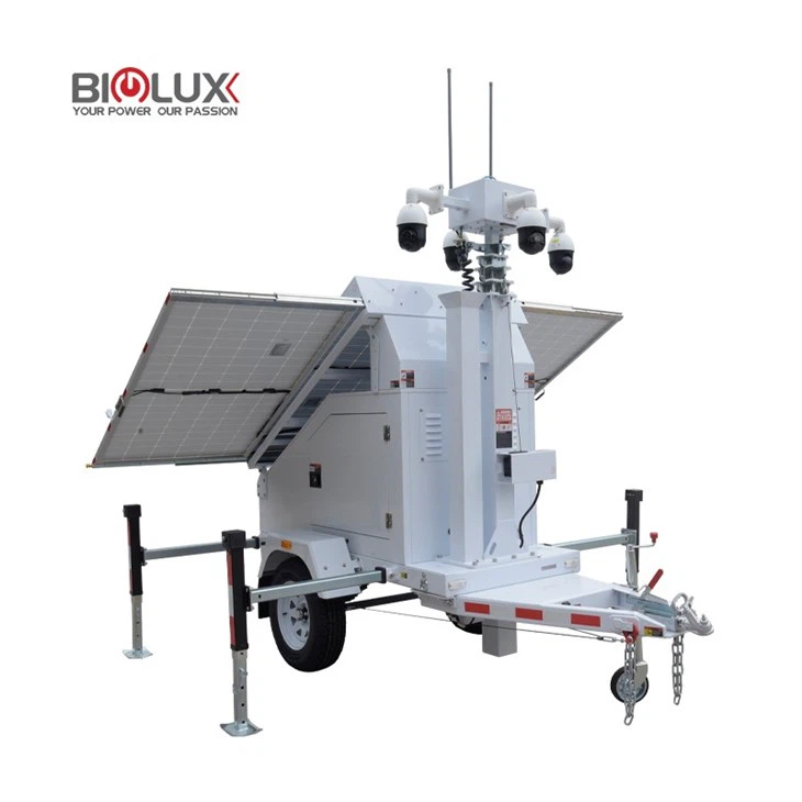 Vuokrattavana mobiiliturvakameratraileri