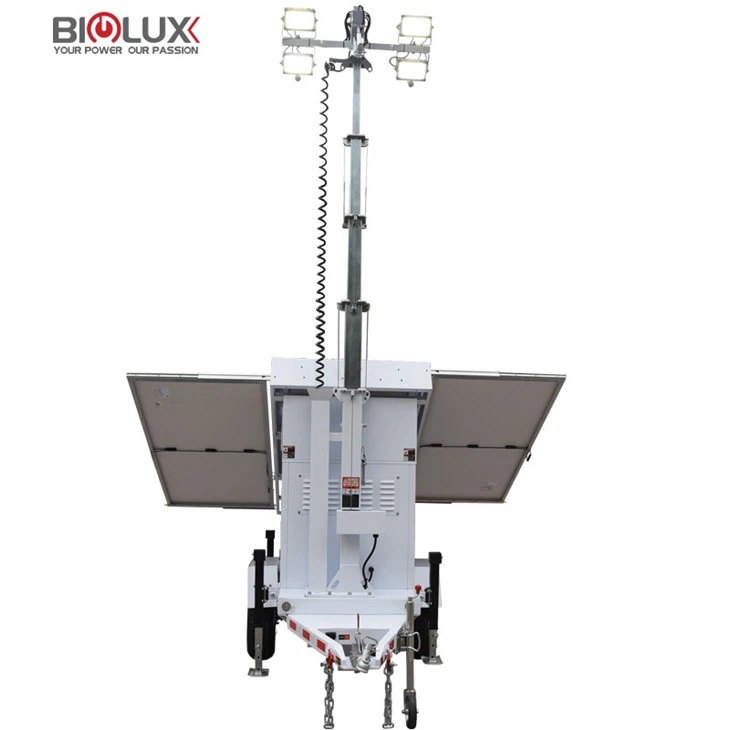 Trailer-mounted Solar-powered Lighthouse