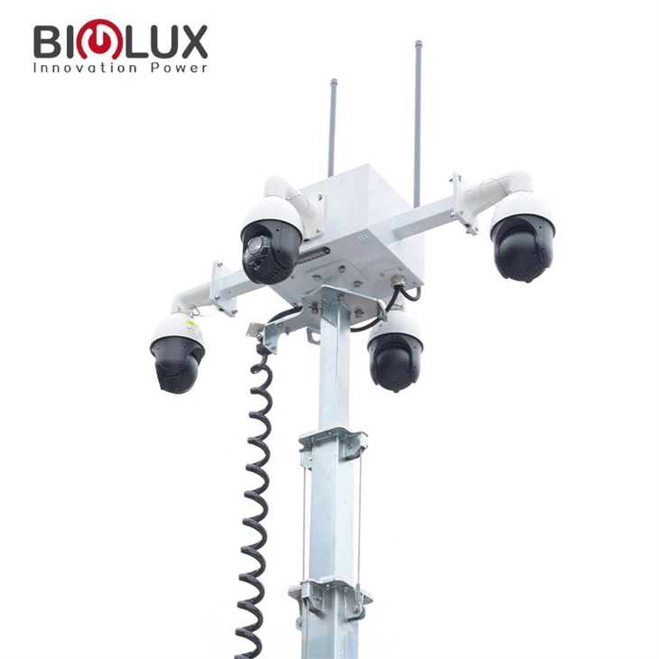 365 Days Working Solar Camera Trailer