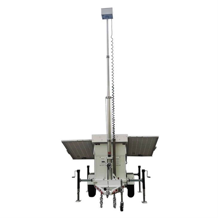 US Autonomous Solar Powered Mobile CCTV Trailer
