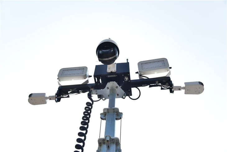 Solar Security Camera Outdoor Tower